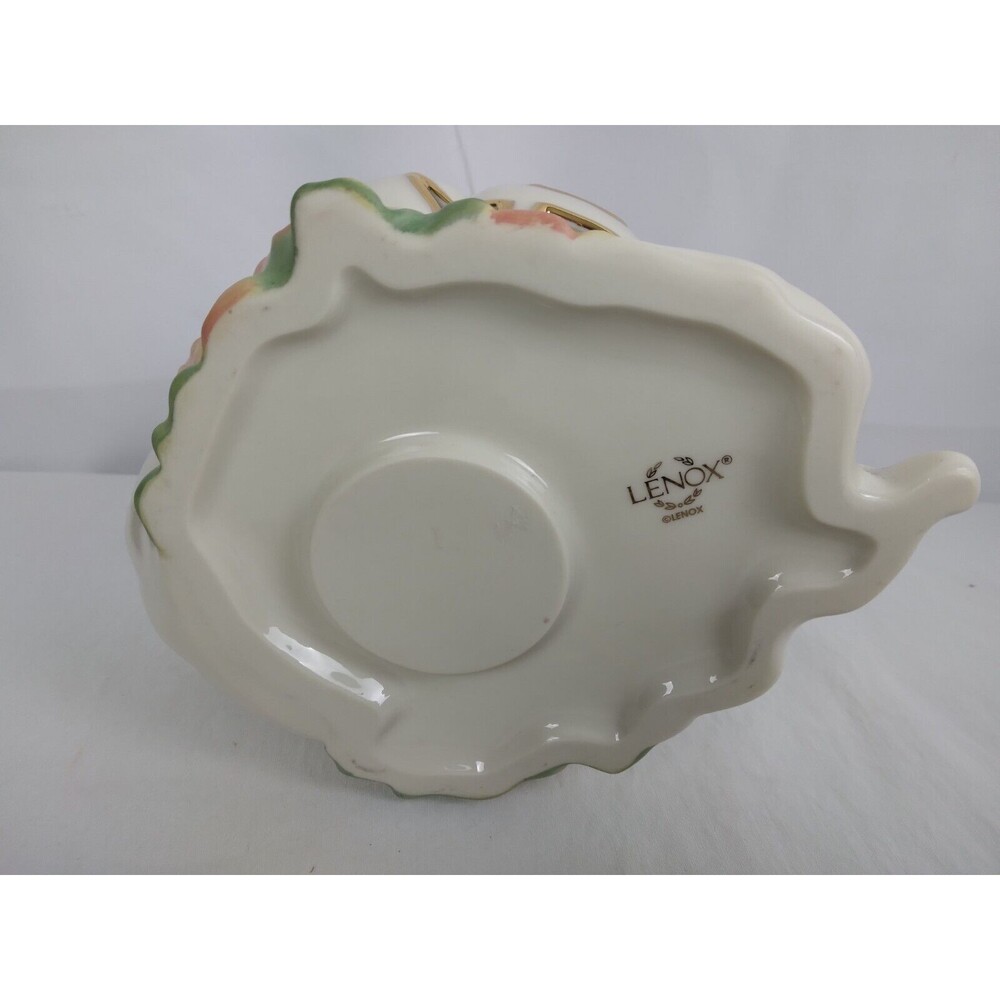 Lenox Occasions White Ghost with Pumpkin and Cat Votive Candle Holder - Picture 7 of 9